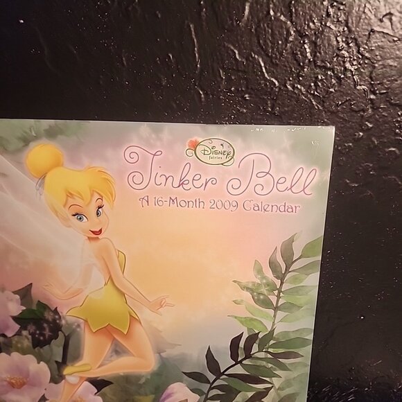 Official 2009 Disney Fairies Tinker Bell Month Wall Calendar NEW - Picture 2 of 8